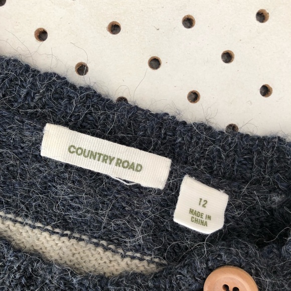 Girls size 12 COUNTRY ROAD knitted stripe dress - Picture 5 of 8